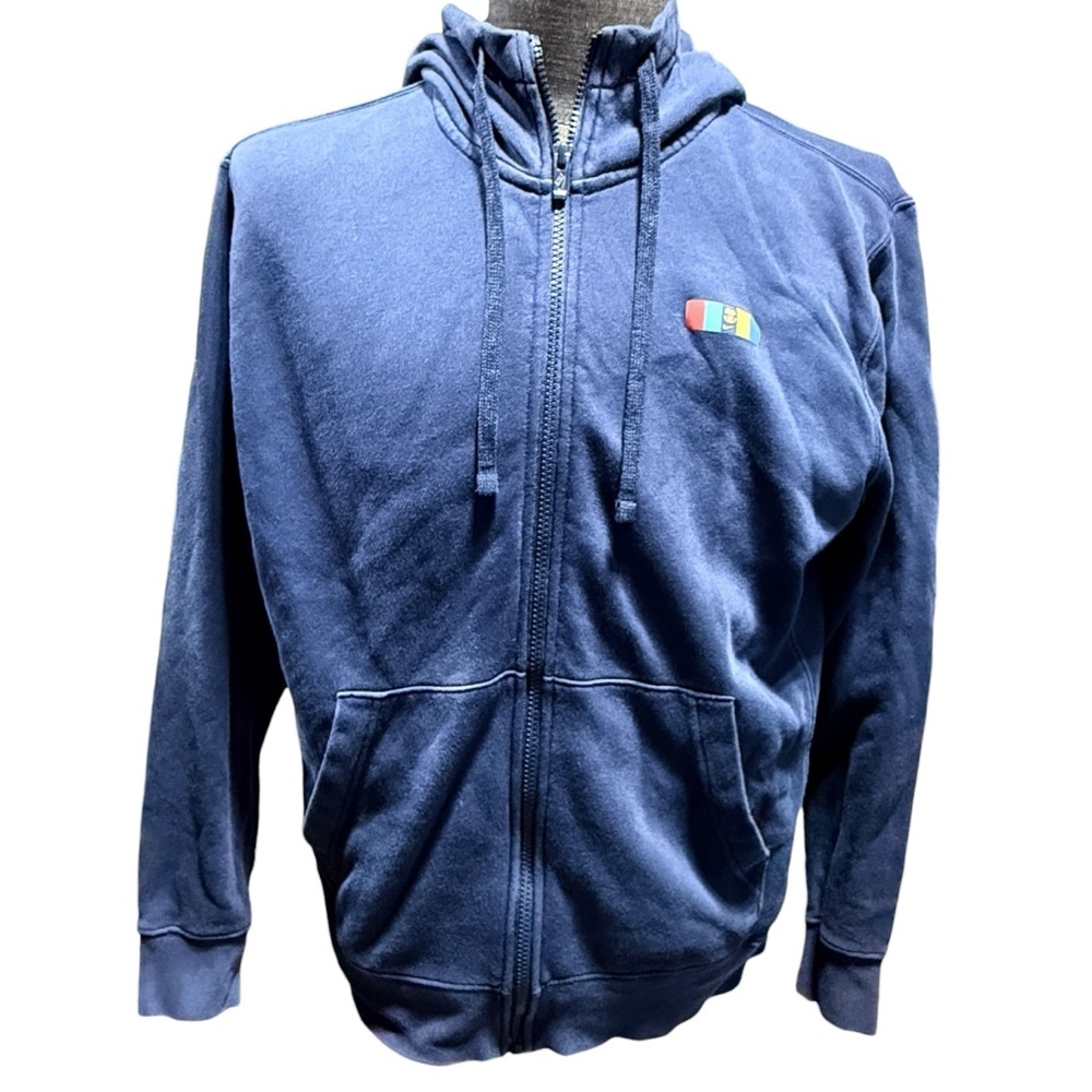 Nike Mens Barcelona Club Team Zip Up Hoodie Size S Navy Blue Sporty Athletic - Picture 2 of 12
